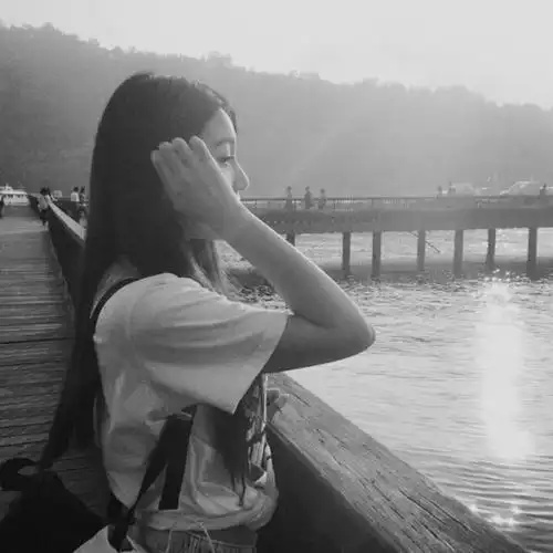 黑白图,侧脸-堆糖,美好生活研究所