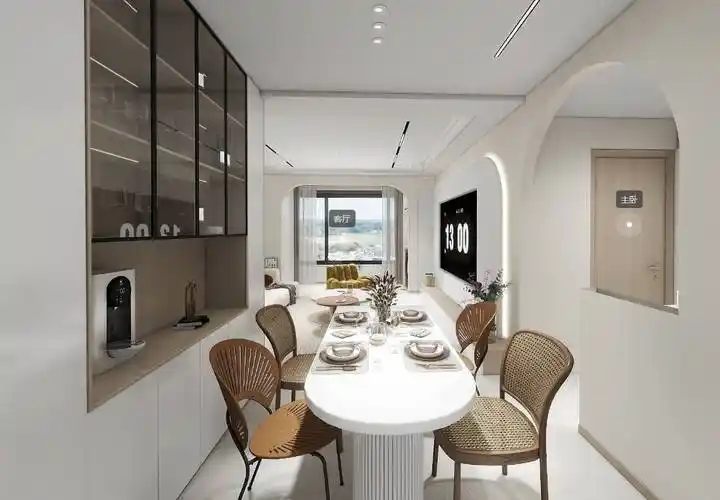 临沂百纳易筑装饰鲁泰时代城130平北欧风效果图