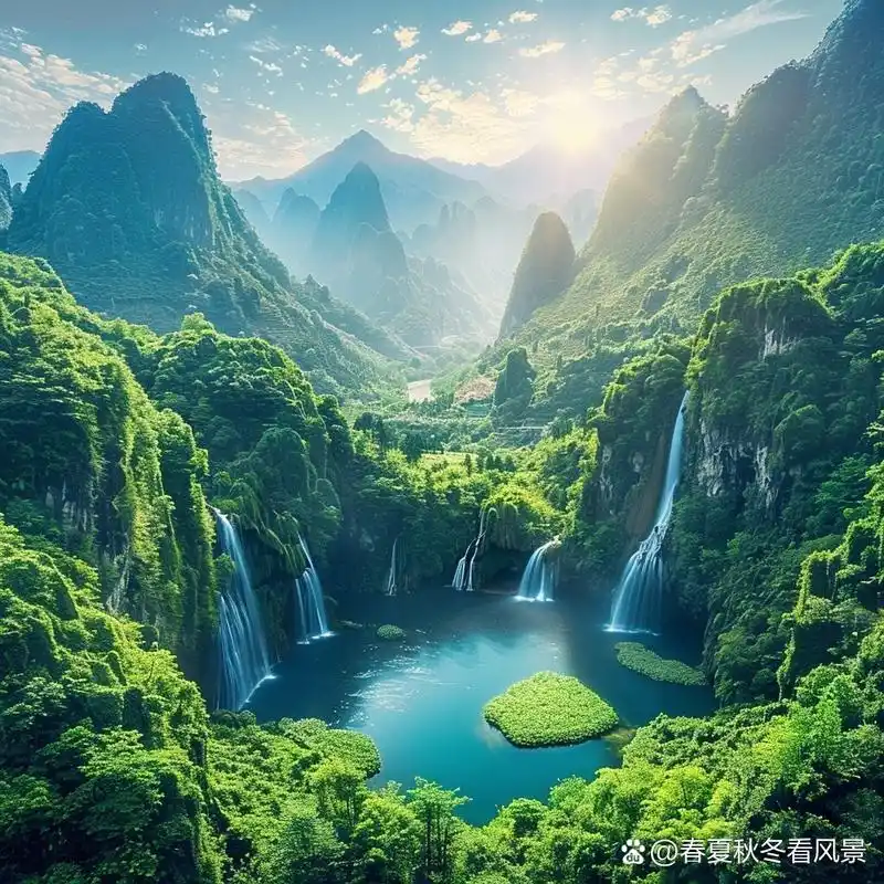 青山绿水 太阳当空 木 非常明朗的一组头像,居高临下,洞察眼前风景