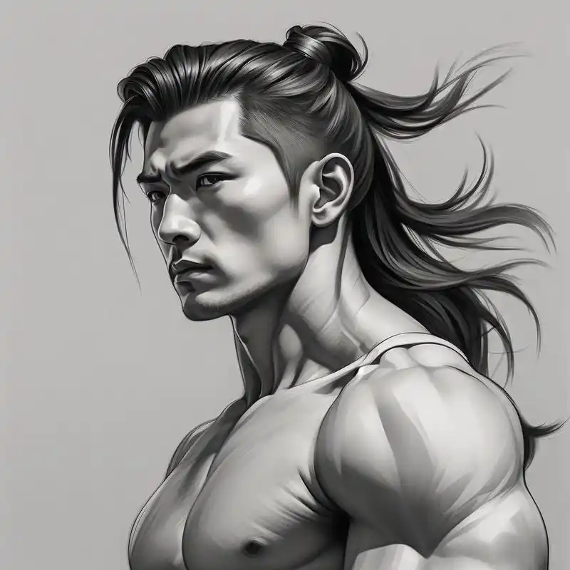 线条肌肉男头像,健身氛围感拉满94 健身的男孩子最有魅力啦!