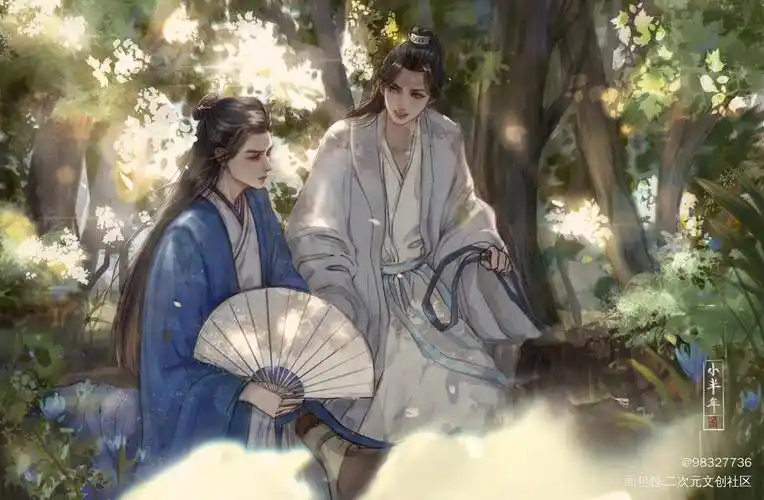 山河令温周温客行周子舒古风绘画作品