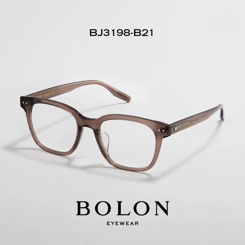 bolon暴龙近视眼镜框2024新品茶色方形黑框光学镜架bj3198
