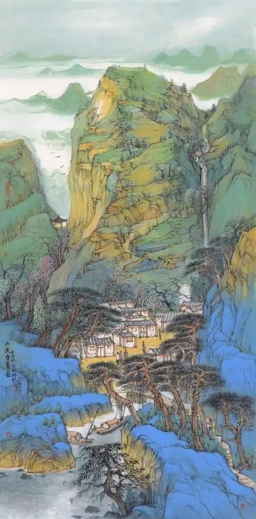 管旺林山水画作品价格