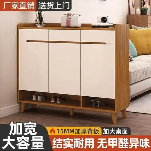 简约现代阳台鞋柜家用入户门口超大容量多层鞋柜鞋橱收纳柜客厅柜