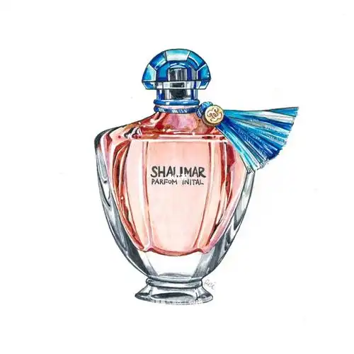 手绘  #绘画  #插画  #临摹  #香水  #香奈儿   #copic  #马克笔