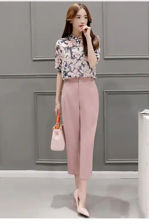 2016夏季女装休闲套装新款韩版女装两件