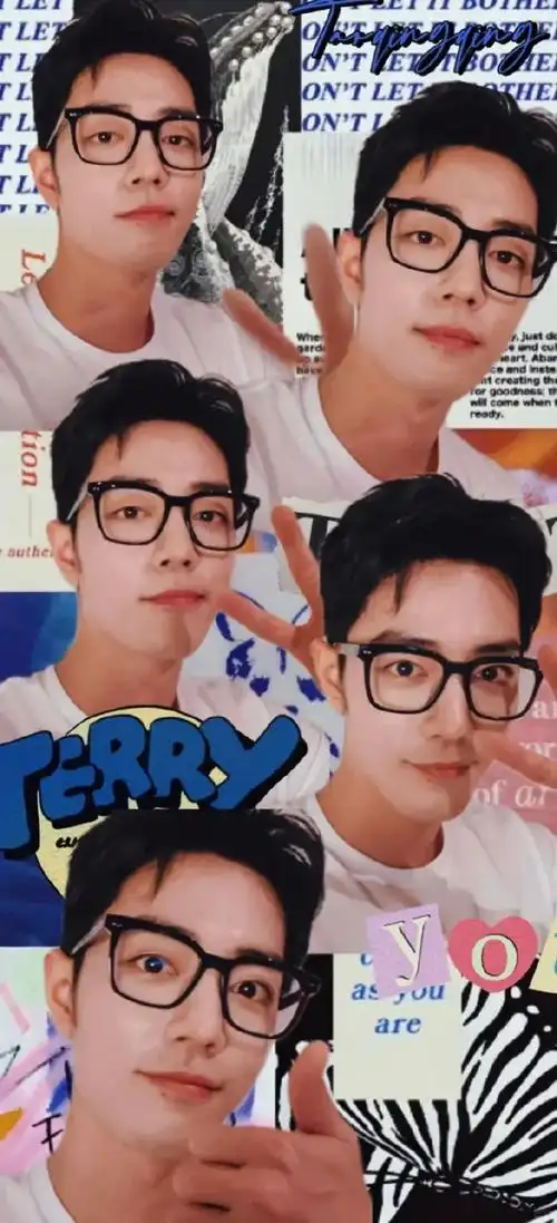 肖战超话#肖战壁纸无水印#又去偷了点拼接壁纸拿来做微信聊天背景图