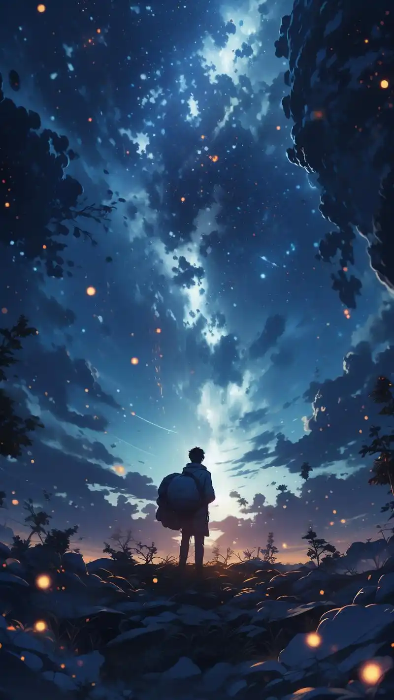 90男生专属夜空壁纸精选93 男孩子们,是时候给你们的手机换上一款