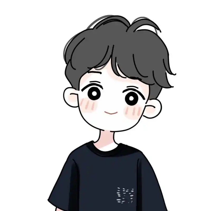 简笔画卡通男生头像 每个人都是自己青春里的主角 简简单单的头像来啦