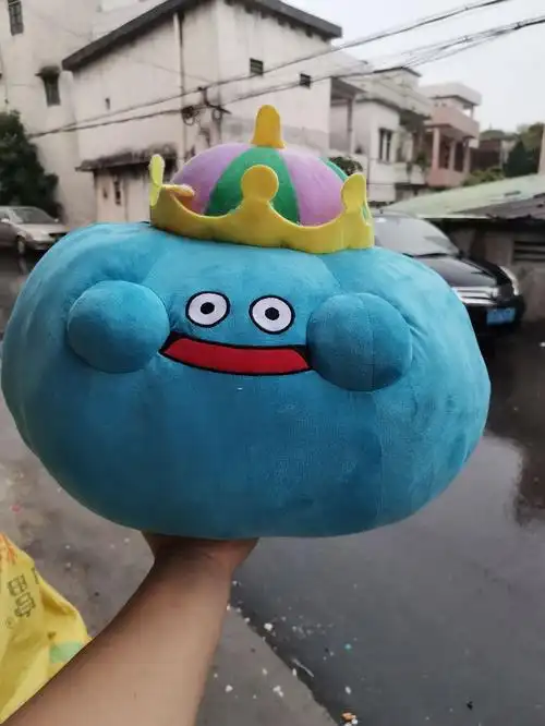 外贸尾单日单 日本勇者斗恶龙 史莱姆 史莱姆国王 毛绒玩具公仔