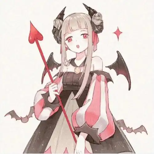 精选分享一组手绘小恶魔微信头像太好看了