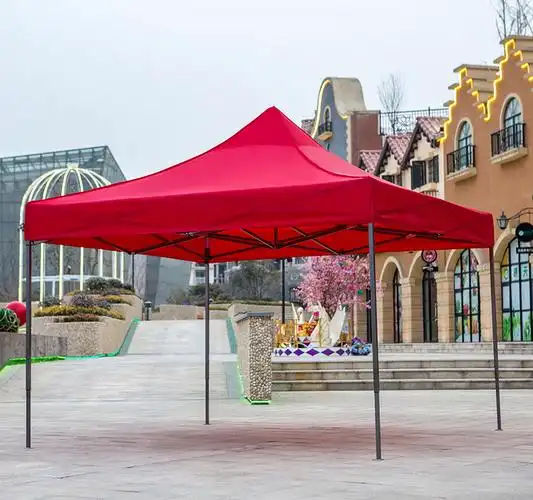 户外遮阳棚广告帐篷摆摊雨棚四角折叠大伞伸缩帐篷车棚