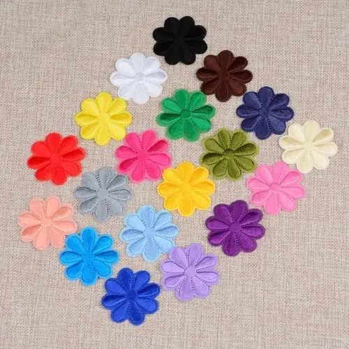 贴花布贴补丁花朵图案补贴修补裤子破洞衣服布贴