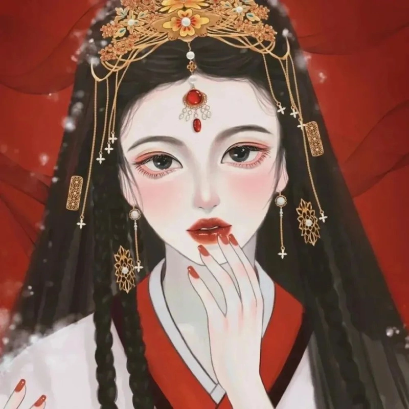 仙气古风动漫女生头像|像一场幻境