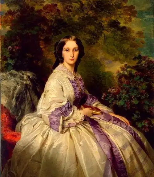 19世纪画中的贵族女性风采与艺术魅力