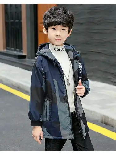 10岁男童加厚秋冬装儿童2019秋冬装男童棉衣外套7加绒8加厚5小孩男孩6