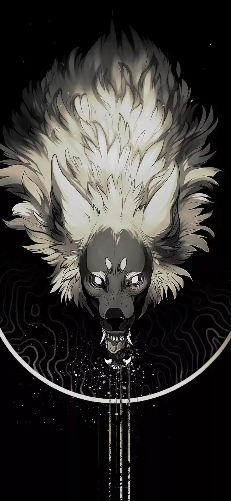 全面屏高清壁纸个性黑色锁屏壁纸精选