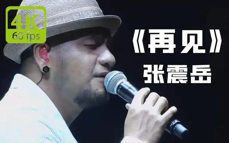 4k60fps张震岳再见我会牢牢记住你的脸我会珍惜你给的思念