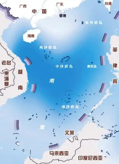 南中国海地图