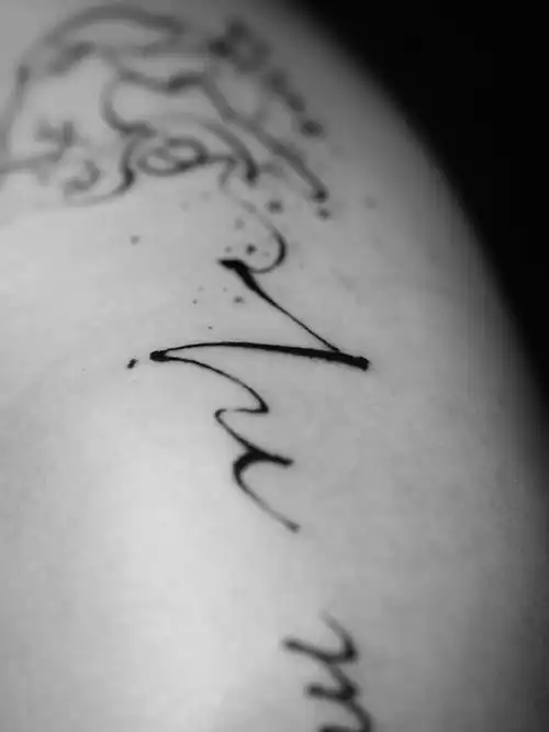 我想你了_纹身图案手稿图片_刘急眼的纹身作品集