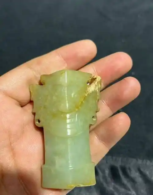 玉人面功能及其獠牙由来!_巫师_石家河_文化