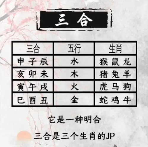 十二生肖相生相克图表