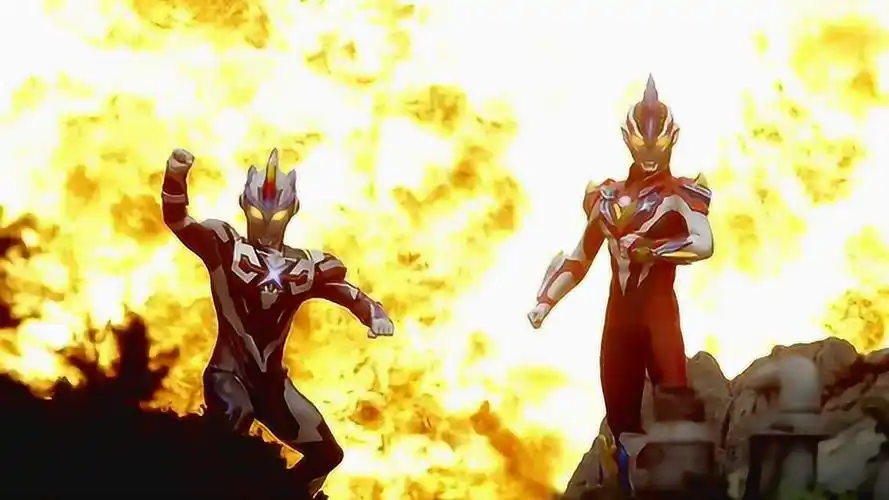 银河维克特利奥特曼与艾克斯合力封印宙达之兄最后的战斗燃起来