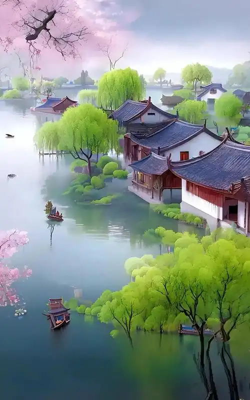 江南烟雨图