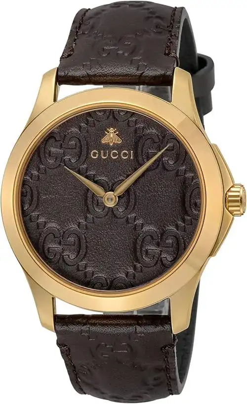[古驰] 手表 g-timeless g 永恒 ya1264035 男士 棕色 [ 商品], 棕色