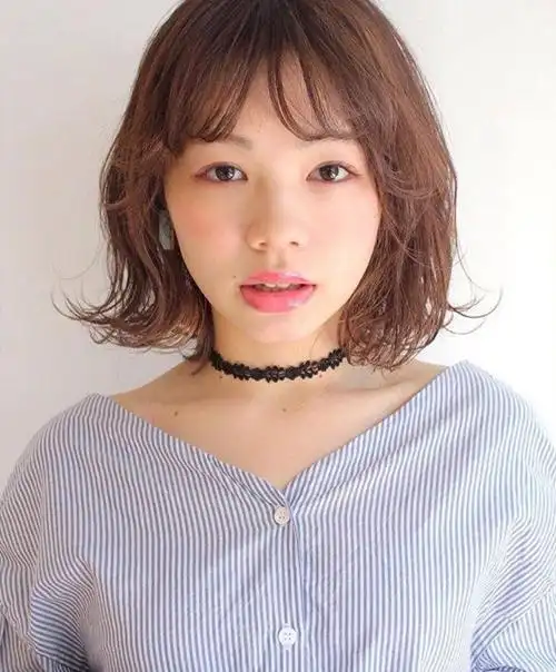 日系发型 | 好看的波波头卷发发型