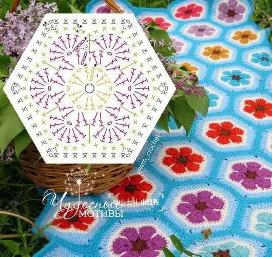 钩针图解の外网唯美花片高清图解