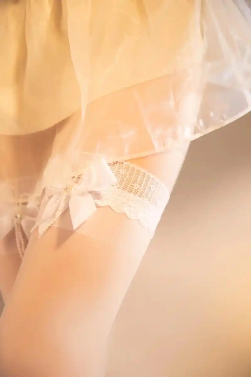 90新品速递|蕾丝蝴蝶结款纯欲长筒丝袜.薄透丝滑 纯欲可人# - 抖音