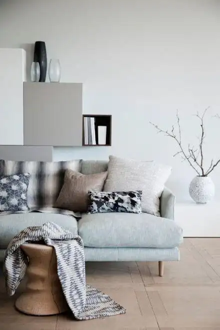 芜湖装修公司全包灰绿搭配竟然这么好看,充满春天的气息