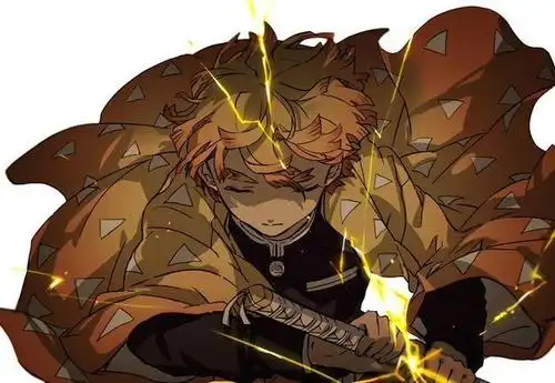 有一种拔刀姿势叫我妻善逸.