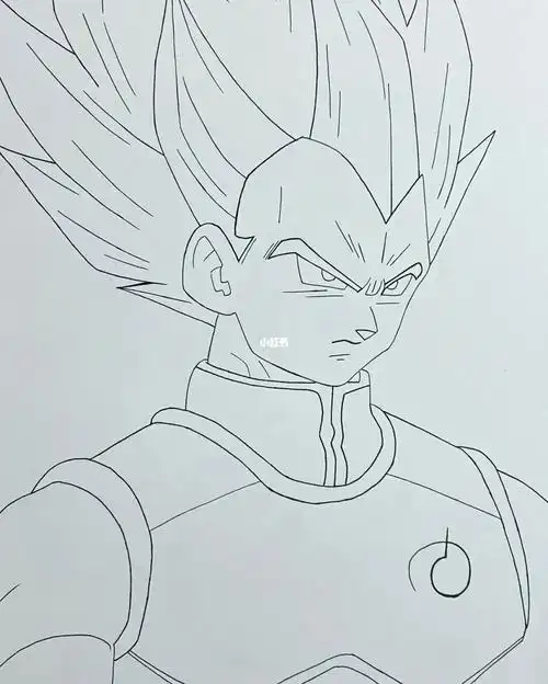 贝吉塔#龙珠  #贝吉塔  #龙珠手绘