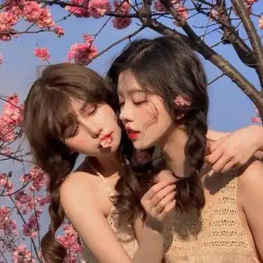 小清新闺蜜写真头像图源ks