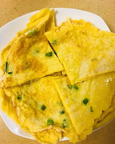 elisayang做的葱花鸡蛋饼