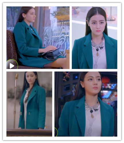 2024新款 克拉恋人高雯迪丽热巴明星同款 长款毛呢大衣  双十一