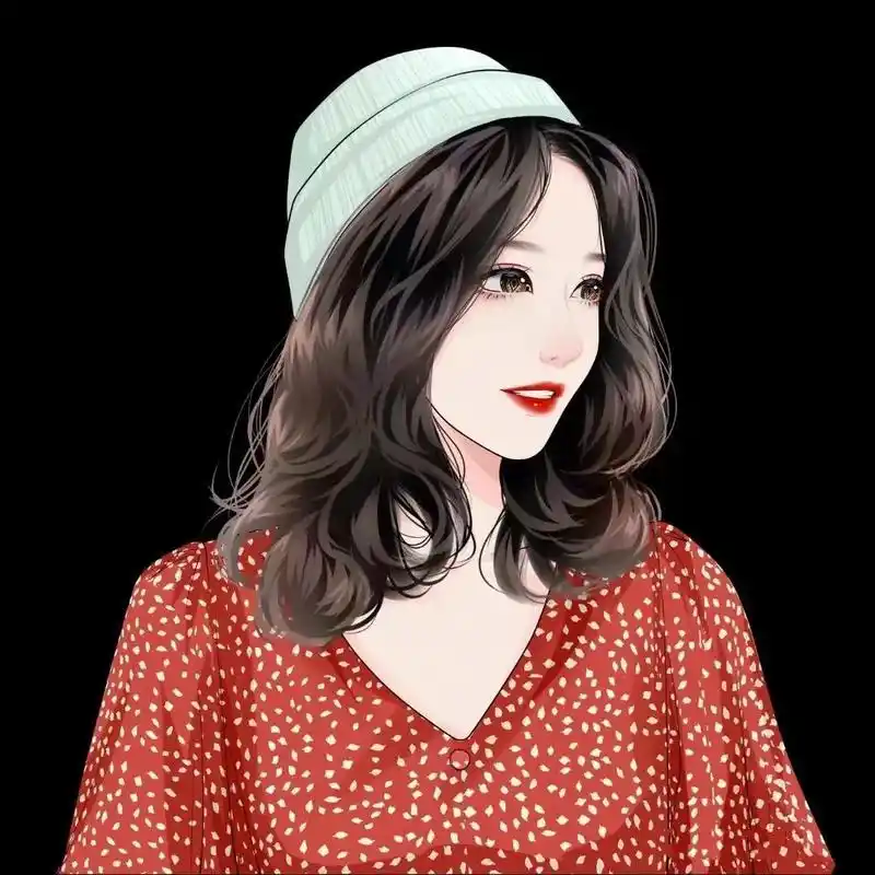 女生头像ins高级质感,真人手绘头像 - 手绘头像 - 小玲儿手绘头像- 发