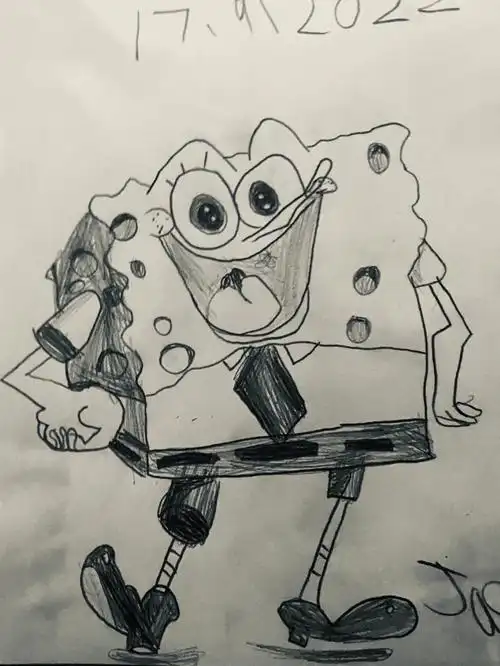 不到6岁小孩的画画画算有天赋么