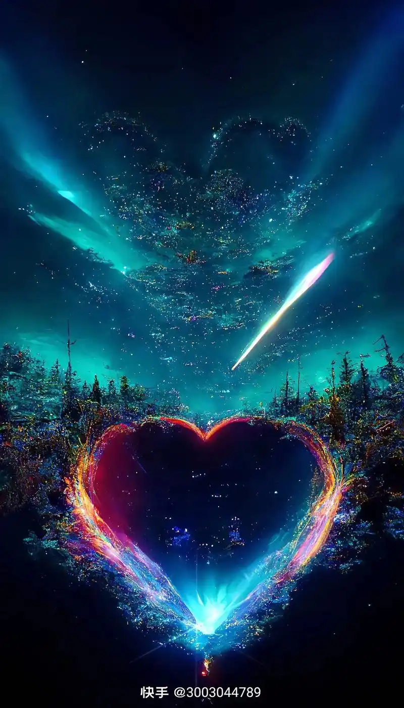 最美星空  #唯美意境  - 抖音