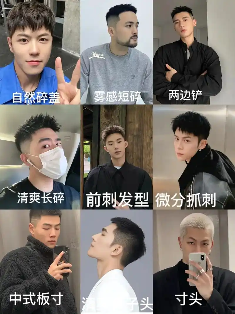 男士短发发型推荐.