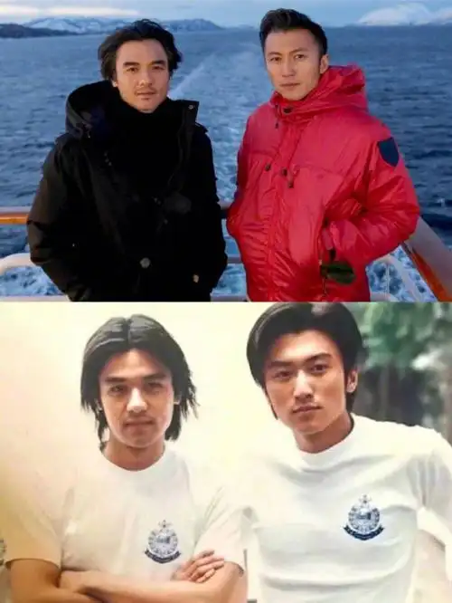 冯德伦谢霆锋20年前合影曝光,阮经天化身摄影师惊喜现身大秀腹肌