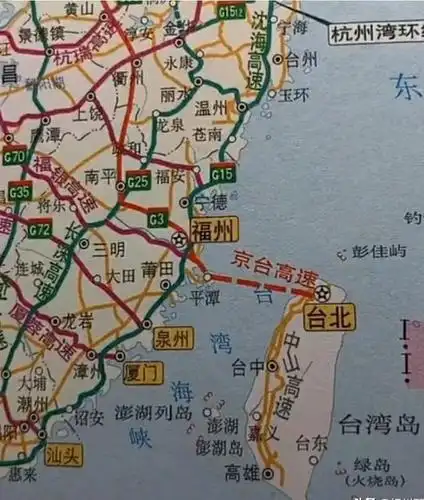 台湾海峡大通道的设想线路不是直线而是曲线为啥要绕远