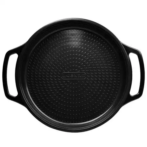 利仁liven多功能电煎锅jgj3500陶瓷釉健康无烟涂层3档火力调节钢化