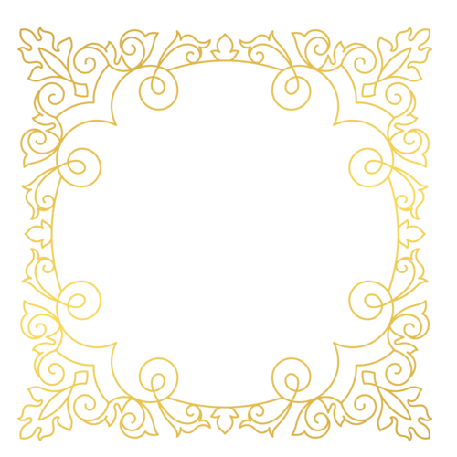复古金色边框图片大全