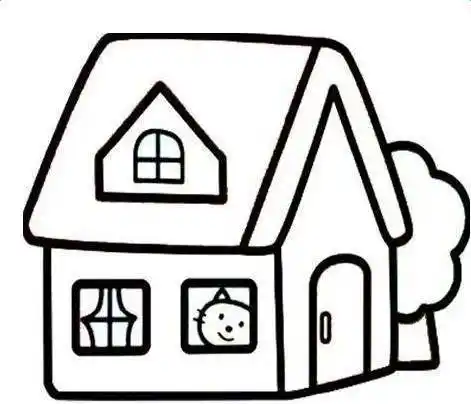 幼儿园房子简笔画 幼儿园房子简笔画大全图片大全