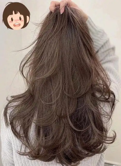 中长发女生头发这样烫也太美了吧