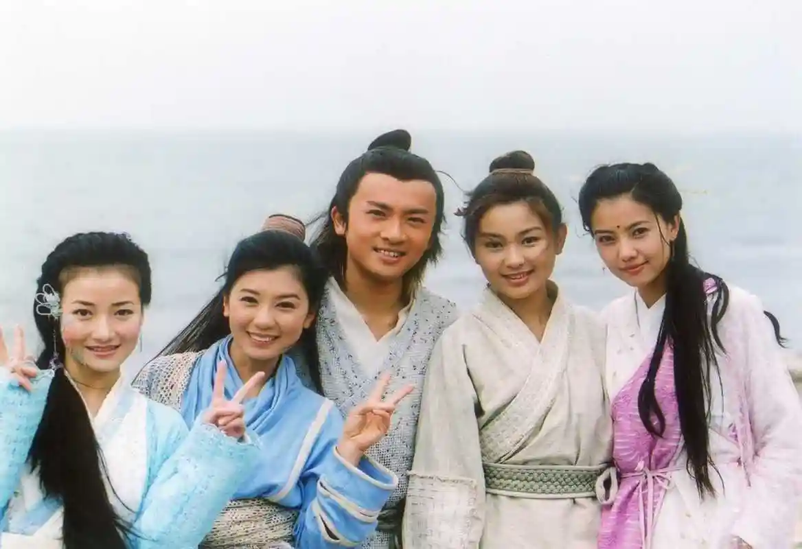 2003年,苏有朋版《倚天屠龙记》幕后照. 676767