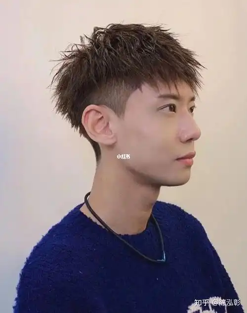 男生6-8cm摩根烫效果图有吗?